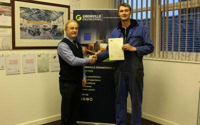 Apprentice completes Intermediate Apprenticeship