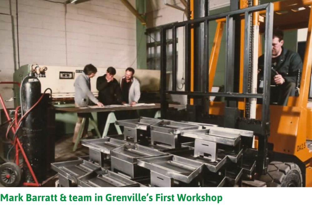 Mark Barratt in Grenville Engineering’s first Stoke-on-Trent workshop