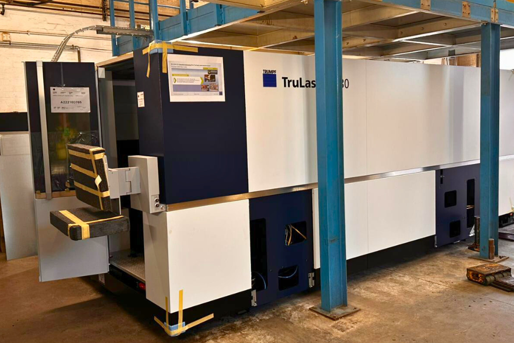 High power laser cutting equipment at a leading Stoke on Trent manufacturer.