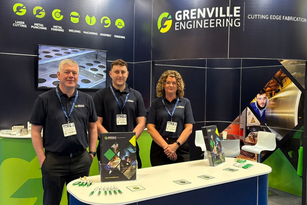 subcon-2026-fabrication-capabilities Grenville Engineering exhibition stand showcasing complete fabrication services.