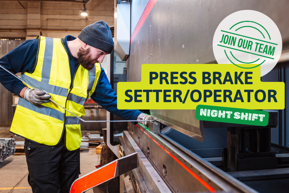 Press Brake Setter/Operator Night-Shift Vacancy Press Brake Setter/Operator night-shift job at Grenville Engineering in Stoke-on-Trent